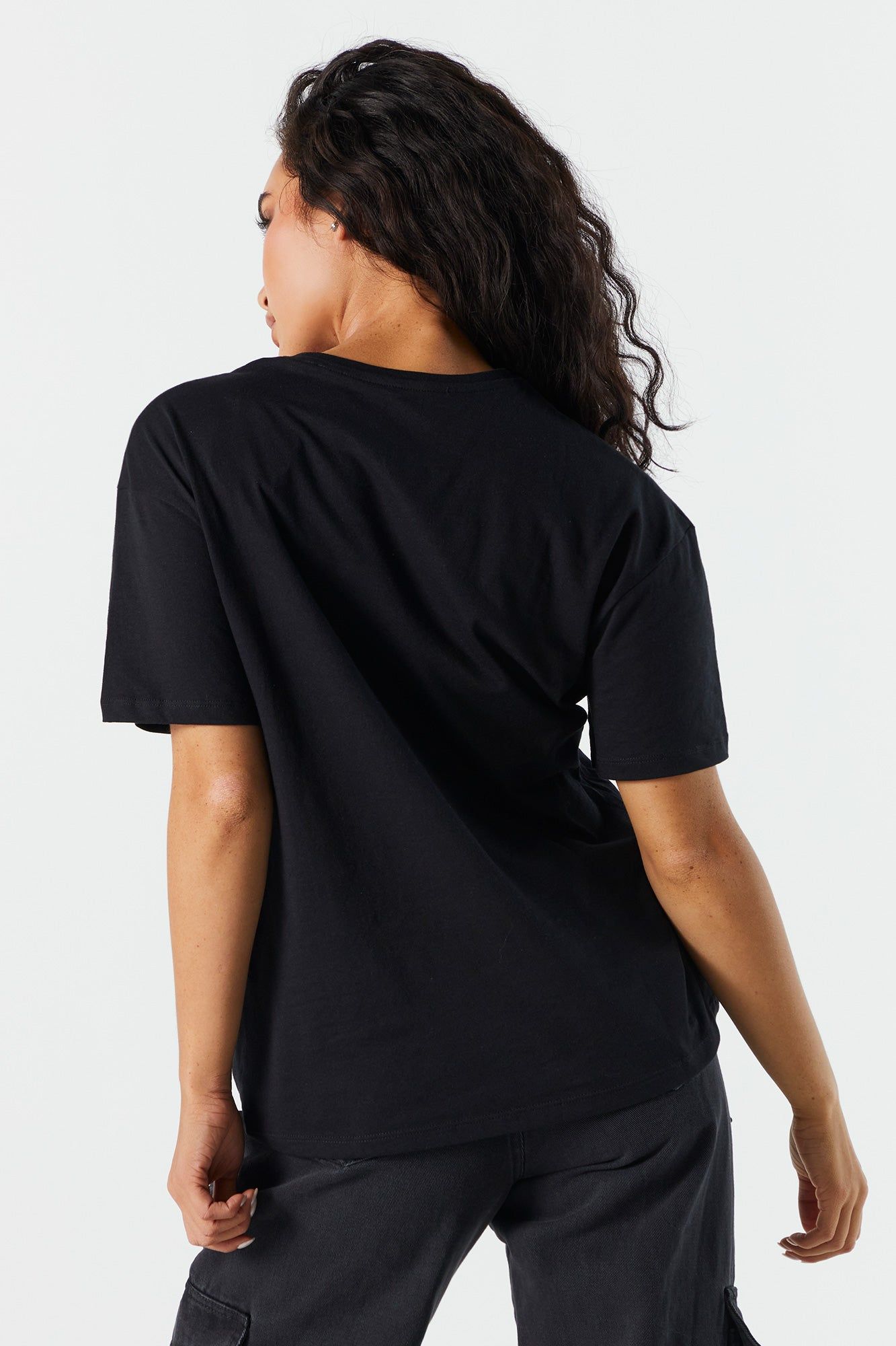 Tom and Jerry Graphic Boyfriend T-Shirt sold by Charlotte Russe product image thumbnail 2