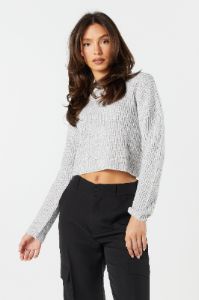 Crewneck Knit Sweater sold by Charlotte Russe