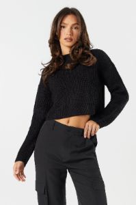 Crewneck Knit Sweater sold by Charlotte Russe