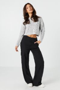Crewneck Knit Sweater sold by Charlotte Russe