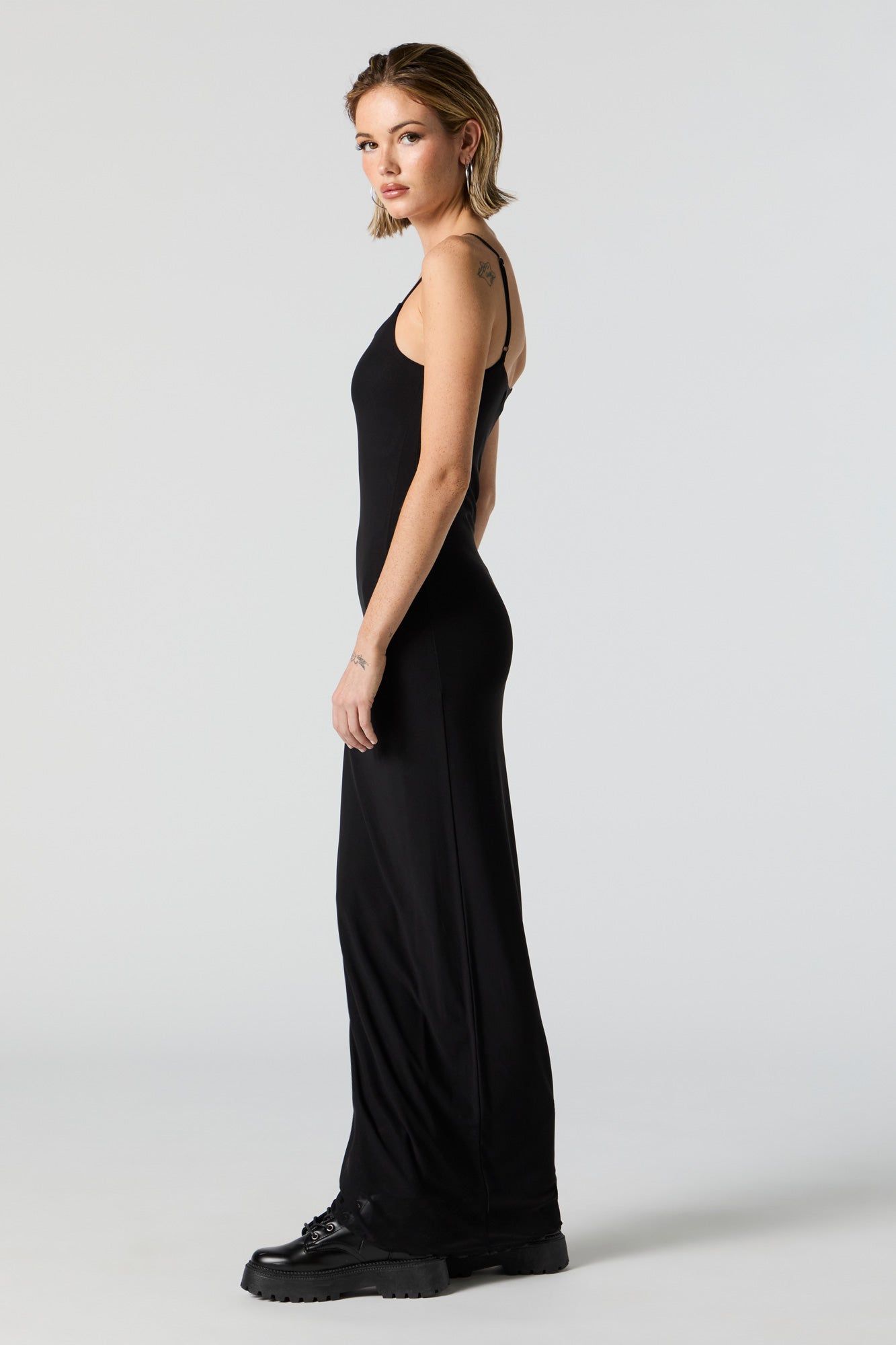 Mesh Sleeveless Maxi Dress sold by Charlotte Russe product image thumbnail 2