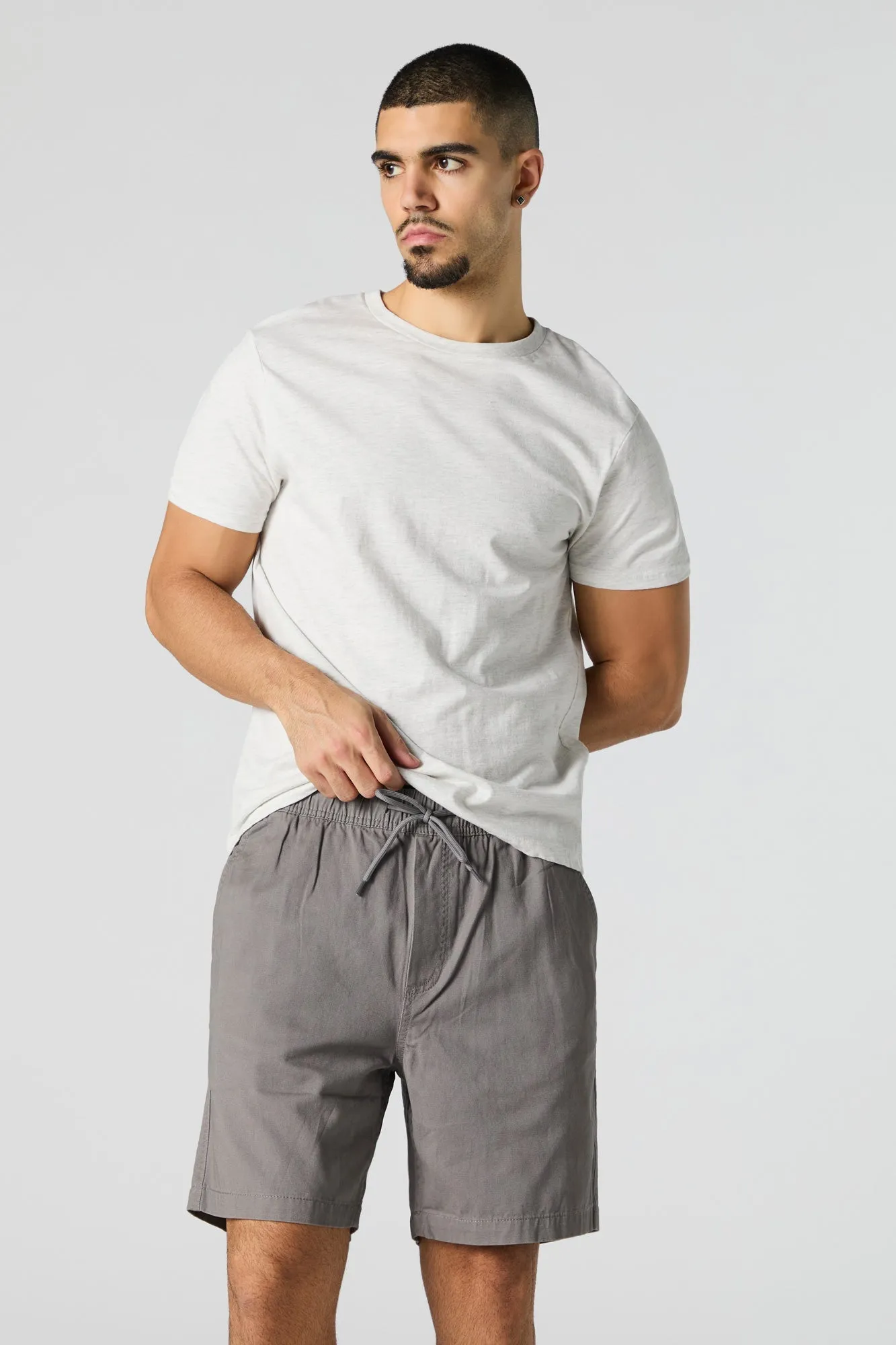 Mid Length Drawstring Short sold by Charlotte Russe product image thumbnail 4