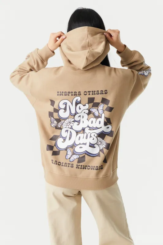 No Bad Days Graphic Hoodie sold by Charlotte Russe