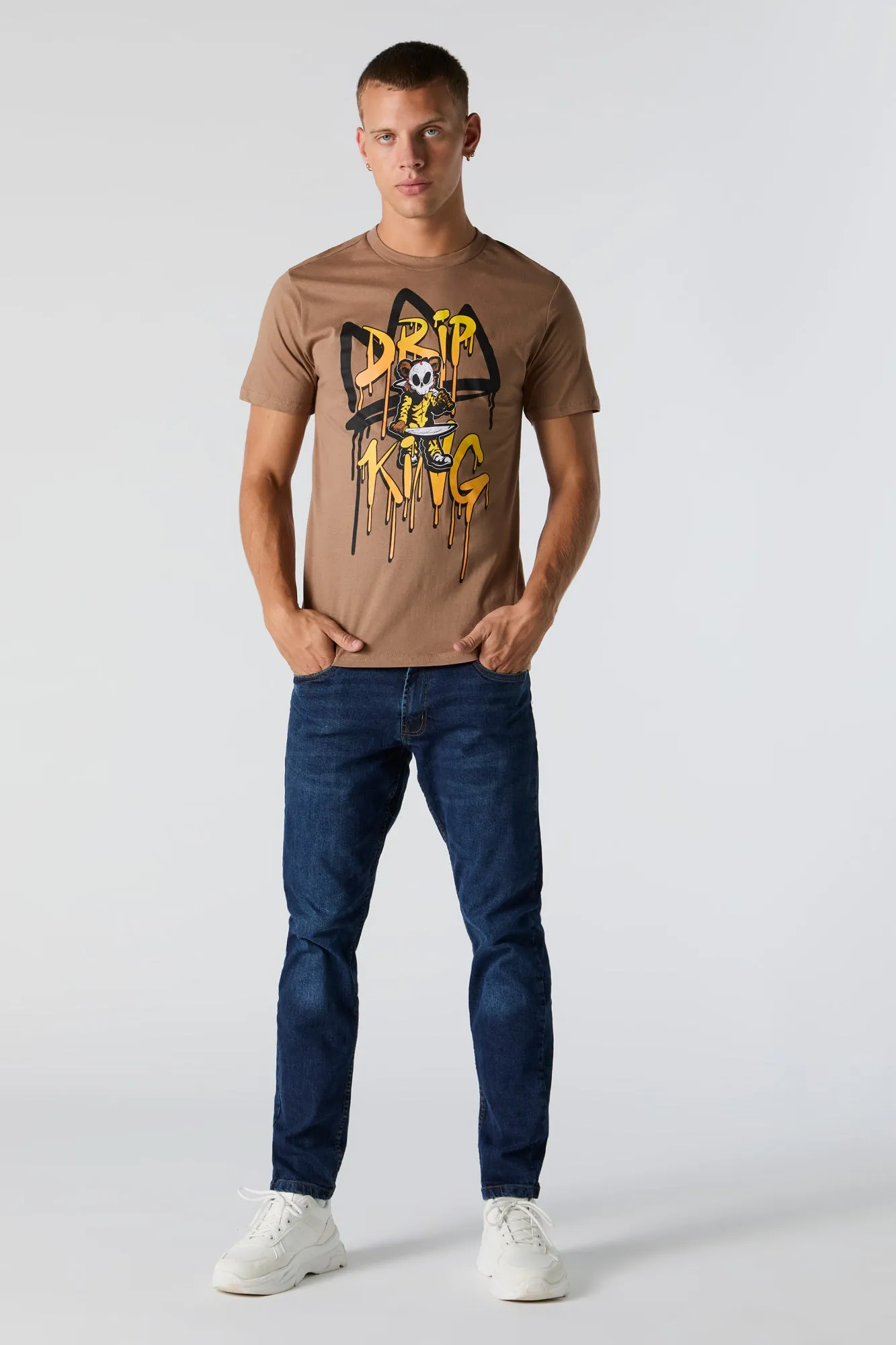 Drip King Graphic T-Shirt sold by Charlotte Russe product image thumbnail 3