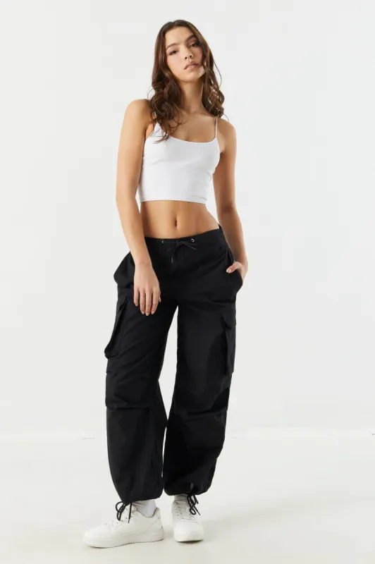 Poplin Parachute Cargo Pant sold by Charlotte Russe