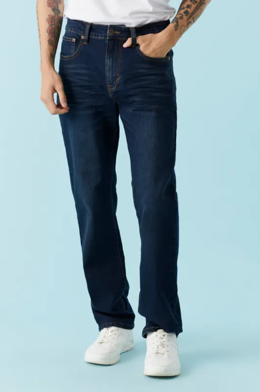 Dark Wash Relaxed Jean sold by Charlotte Russe