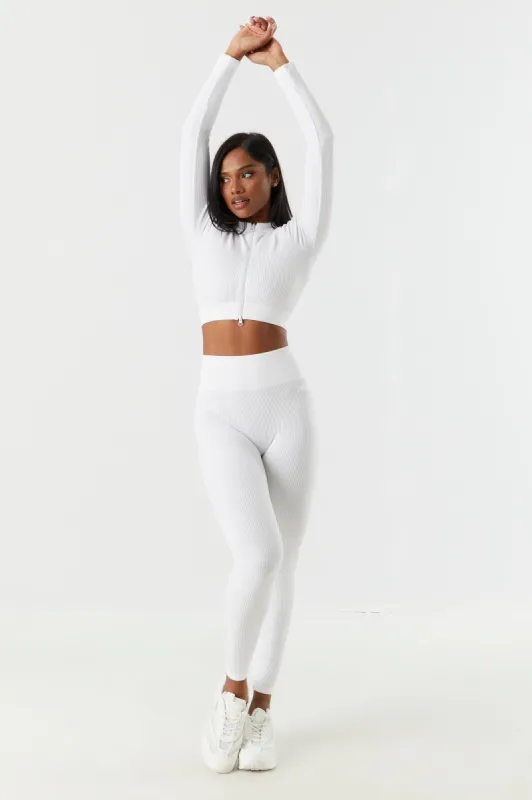 Sommer Ray Seamless Ribbed Active Legging sold by Charlotte Russe