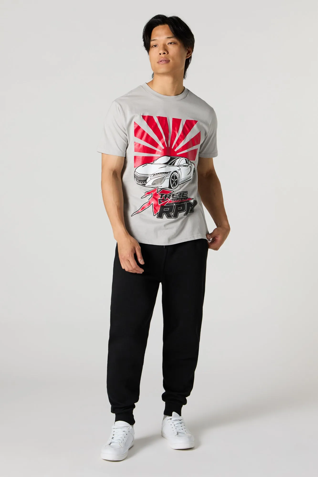 Xtreme Speed RPM Graphic T-Shirt sold by Charlotte Russe product image thumbnail 2