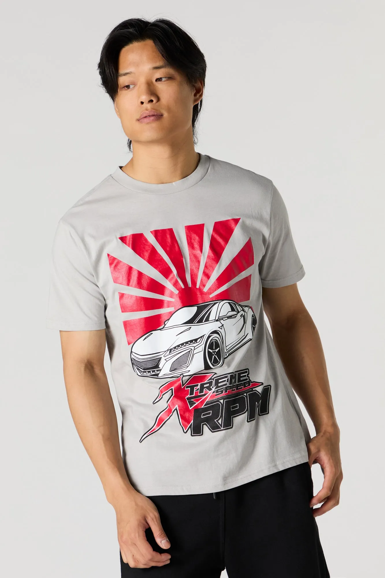Xtreme Speed RPM Graphic T-Shirt sold by Charlotte Russe