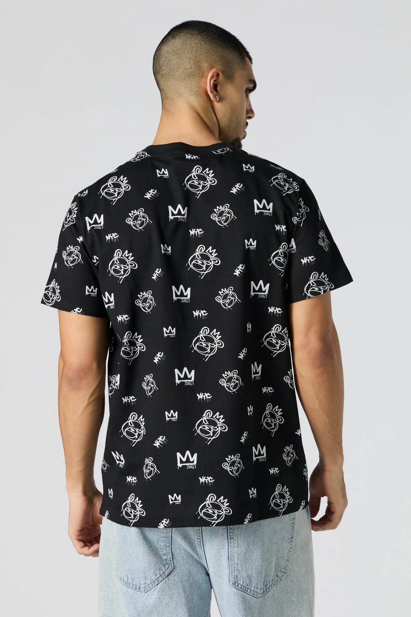 NYC Teddy Print T-Shirt sold by Charlotte Russe product image thumbnail 2