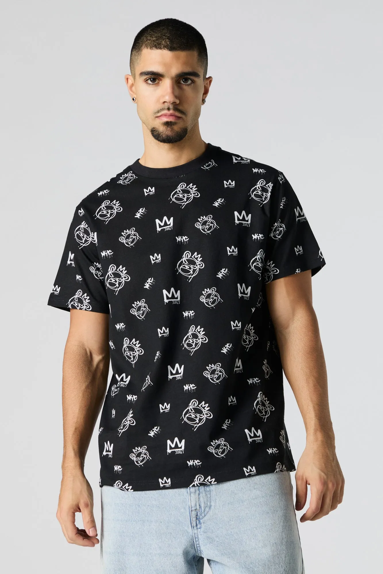 NYC Teddy Print T-Shirt sold by Charlotte Russe