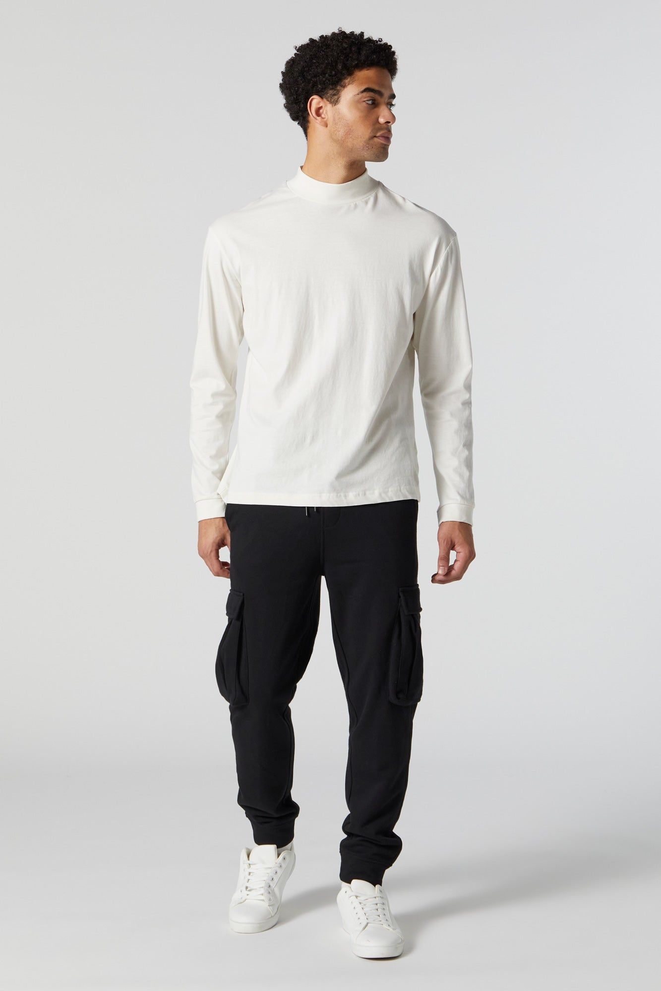 Fleece Cargo Jogger sold by Charlotte Russe product image thumbnail 5