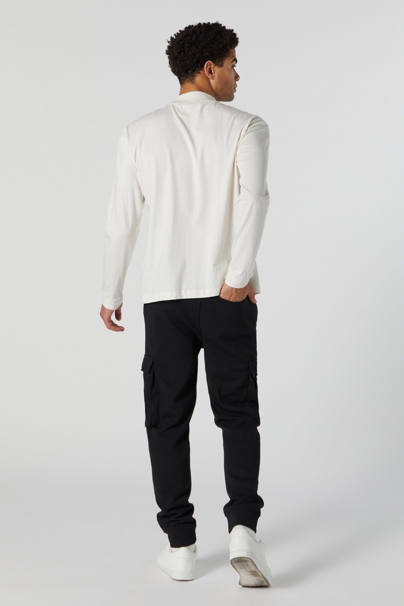 Fleece Cargo Jogger sold by Charlotte Russe product image thumbnail 3