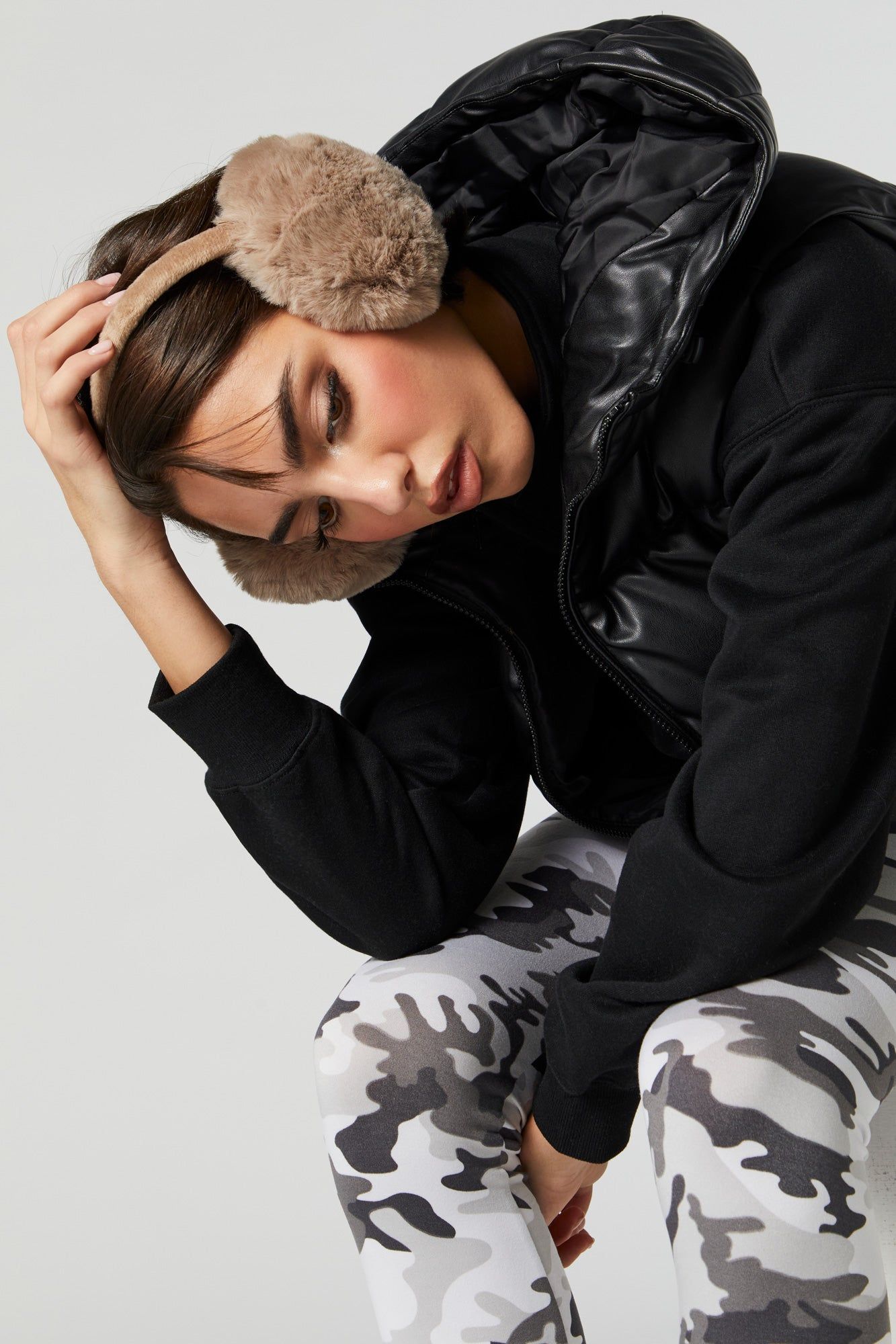 Plush Ear Muff sold by Charlotte Russe