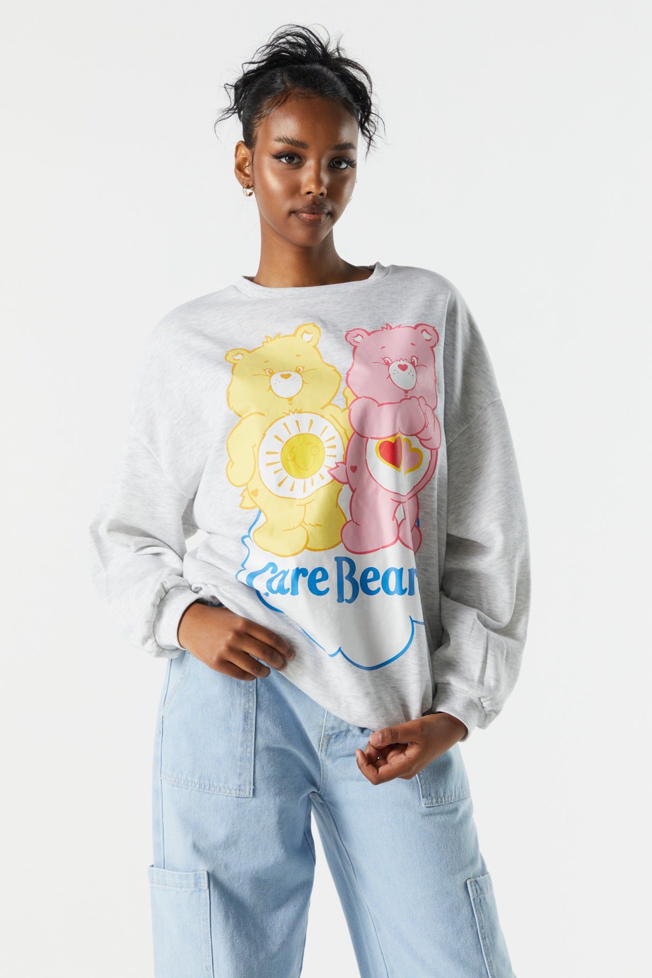 Care Bears Graphic Fleece Sweatshirt sold by Charlotte Russe