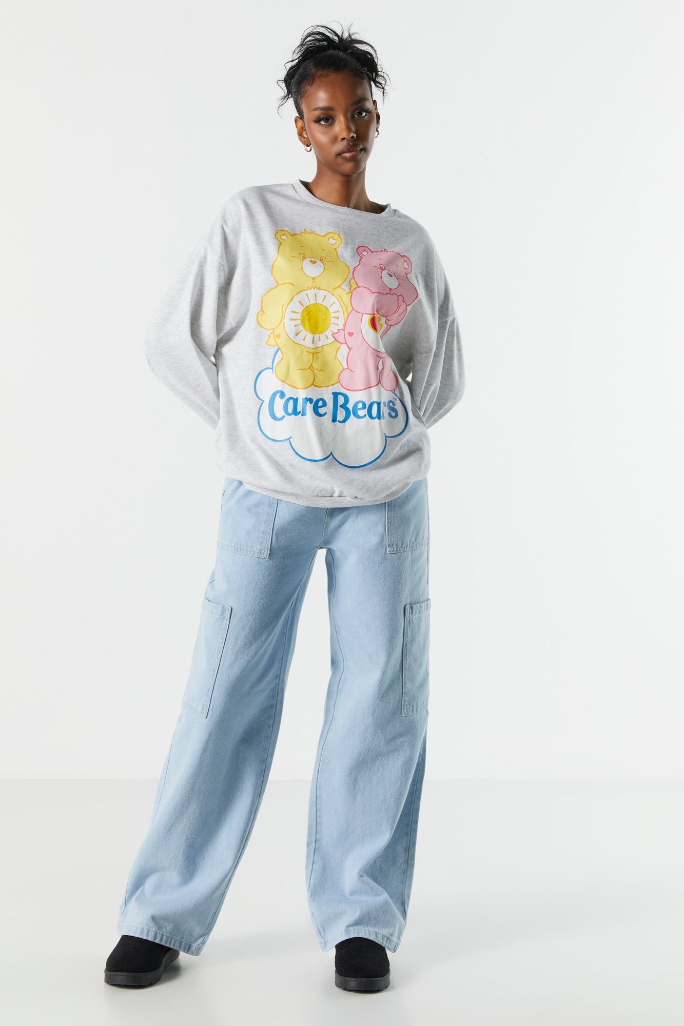 Care Bears Graphic Fleece Sweatshirt sold by Charlotte Russe product image thumbnail 3