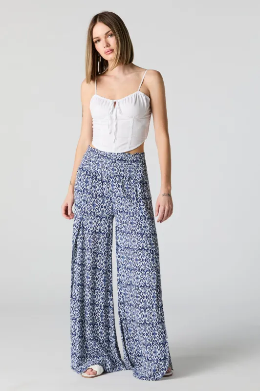 Printed Slit Palazzo Pant sold by Charlotte Russe