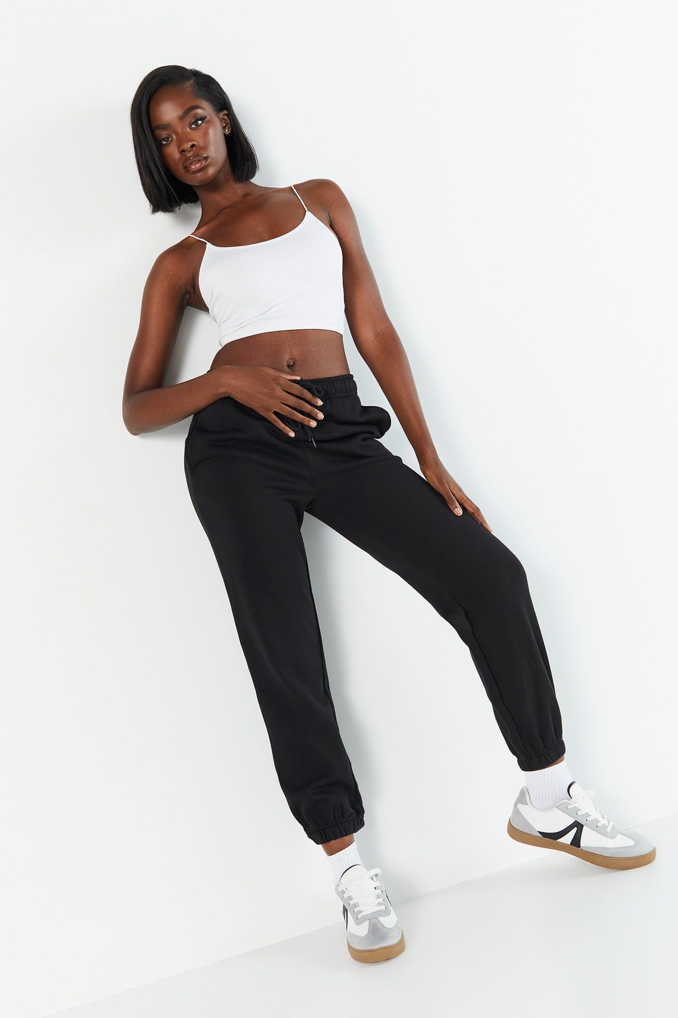 Neutral Everyday Fleece Jogger sold by Charlotte Russe