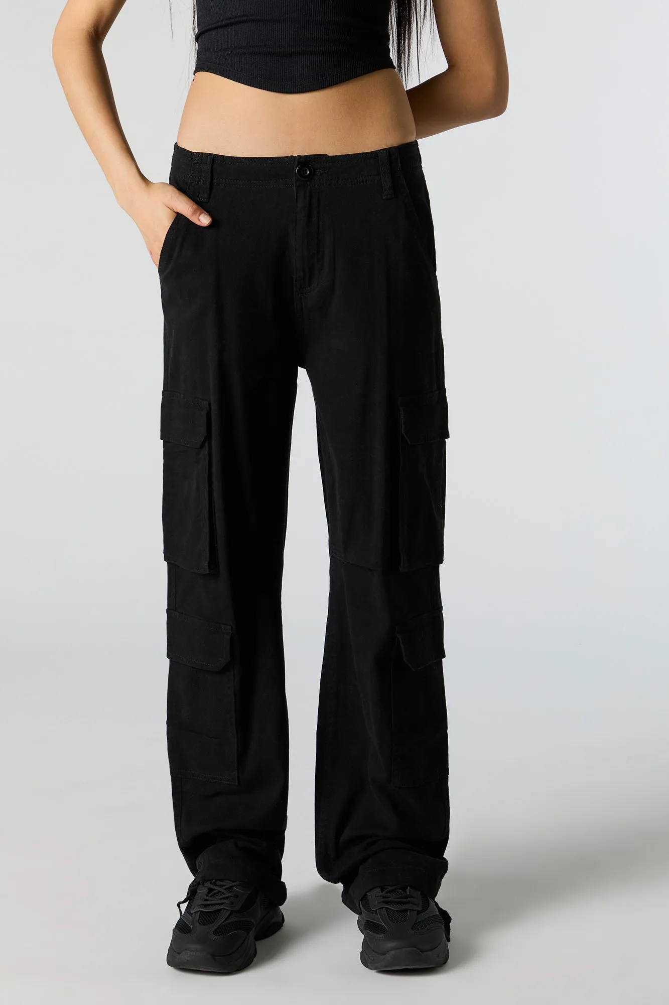 Multi Pocket Cargo Pant sold by Charlotte Russe product image thumbnail 5