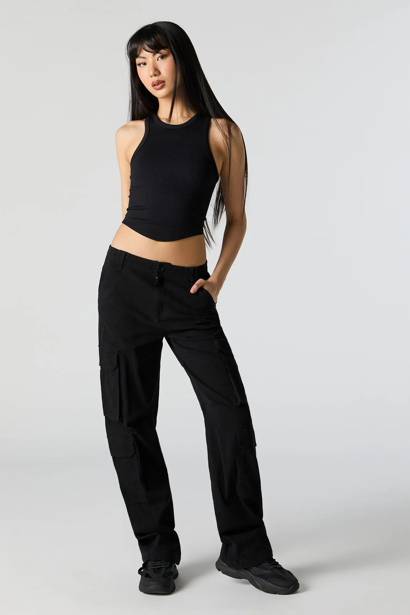 Multi Pocket Cargo Pant sold by Charlotte Russe product image thumbnail 4