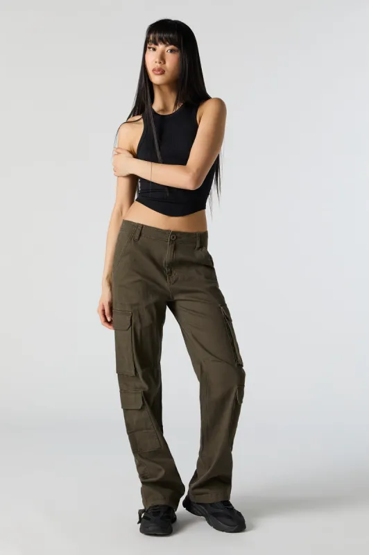 Multi Pocket Cargo Pant sold by Charlotte Russe