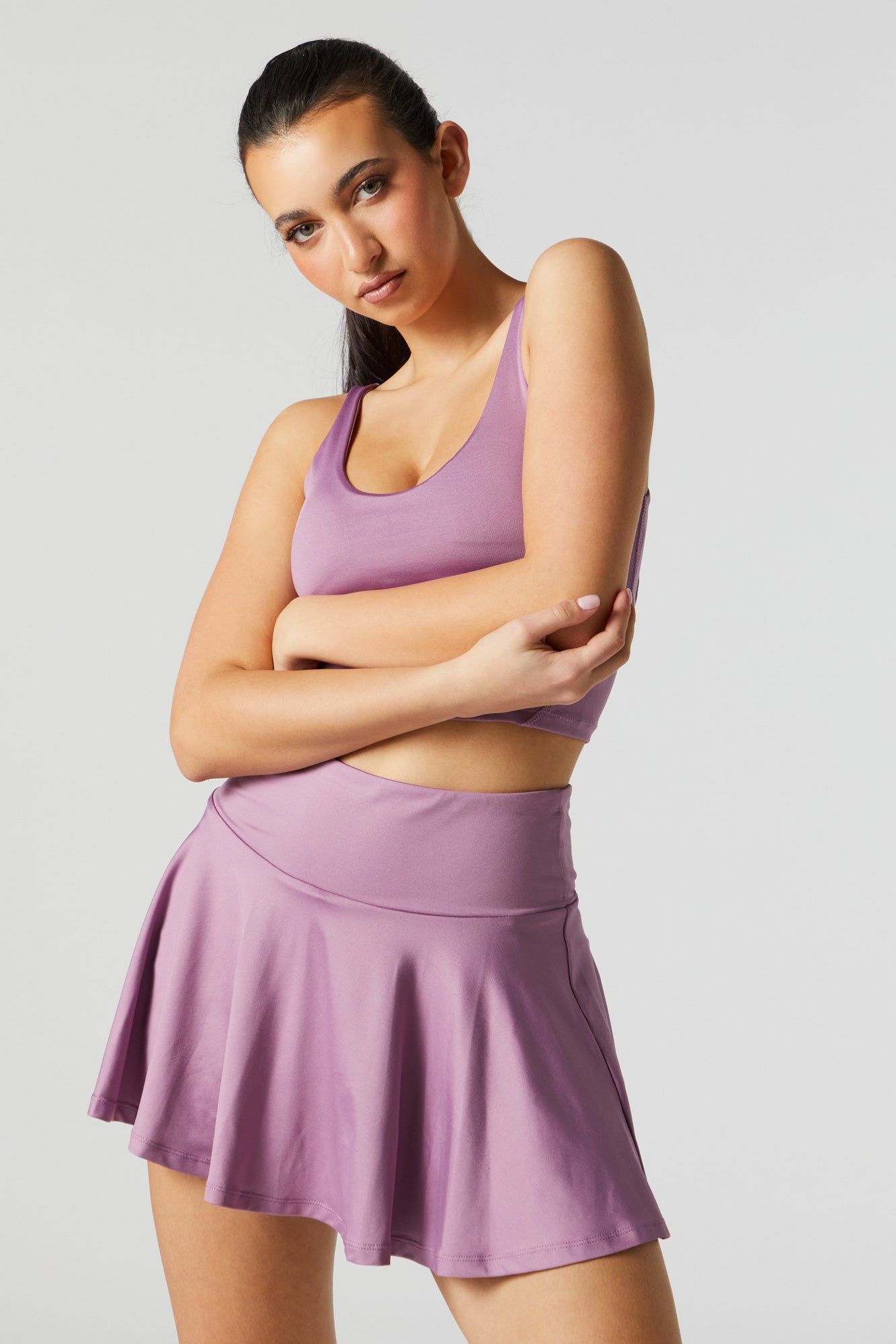 Active Side Pocket Tennis Skort sold by Charlotte Russe product image thumbnail 2