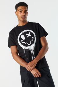 Smiley Graphic T-Shirt sold by Charlotte Russe