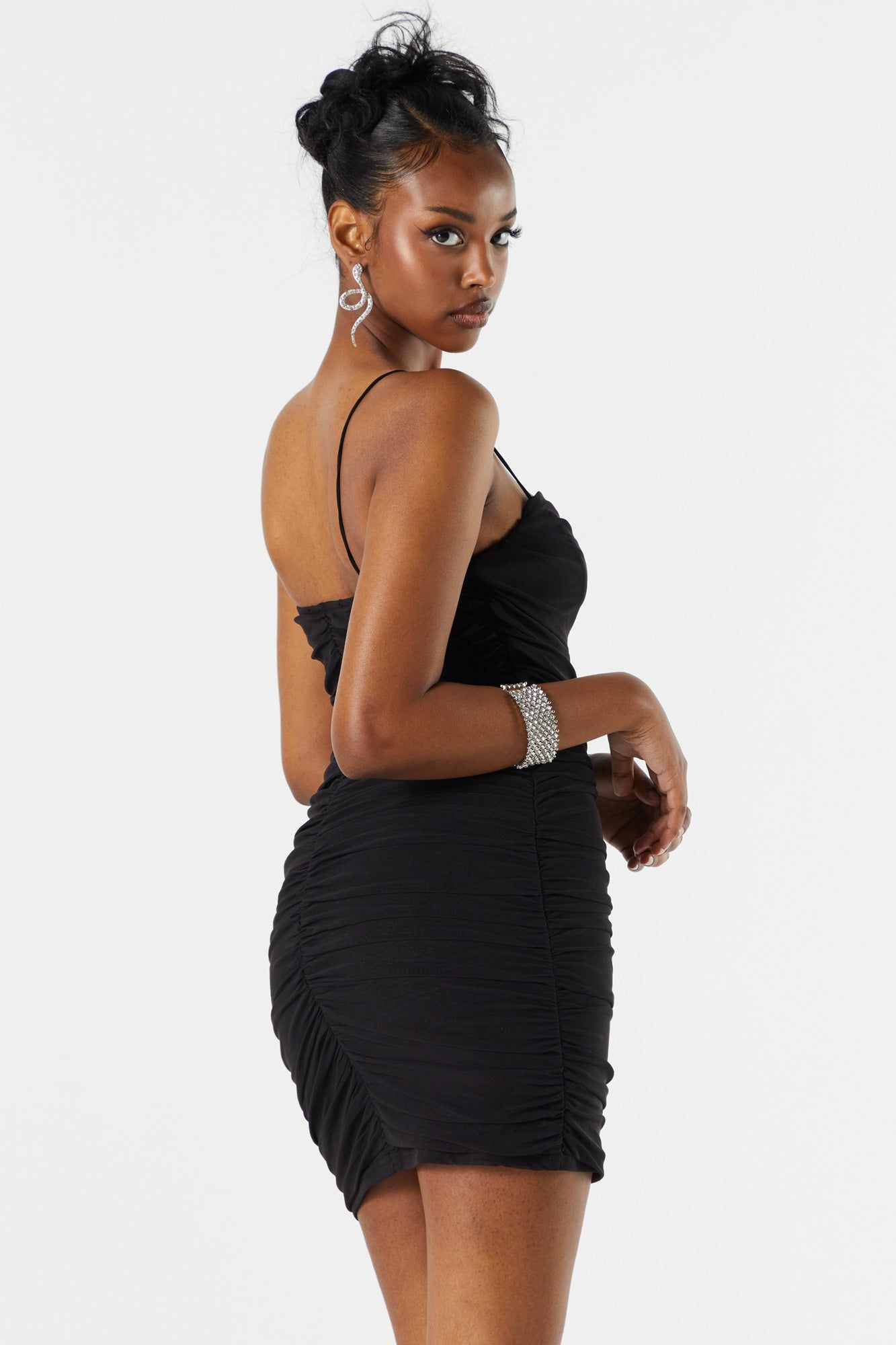 Ruched Mini Dress sold by Charlotte Russe product image thumbnail 3