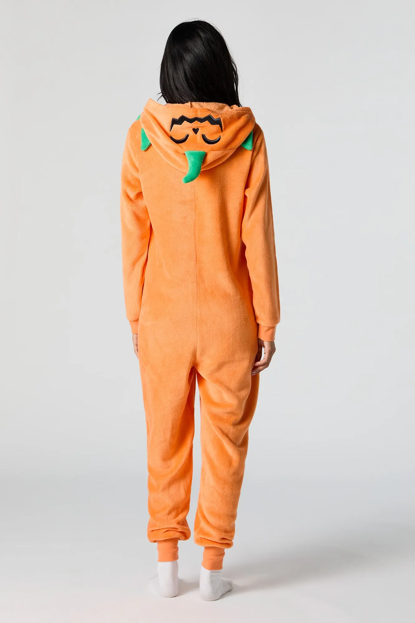 Plush 3D Pumpkin Onesie sold by Charlotte Russe product image thumbnail 3