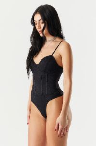 Lace Corset Cami Bodysuit sold by Charlotte Russe