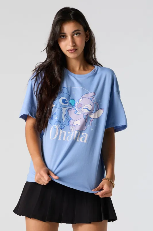 Ohana Graphic Boyfriend T-Shirt sold by Charlotte Russe