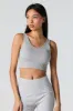 Seamless Ribbed Scoop Neck Cropped Tank sold by Charlotte Russe