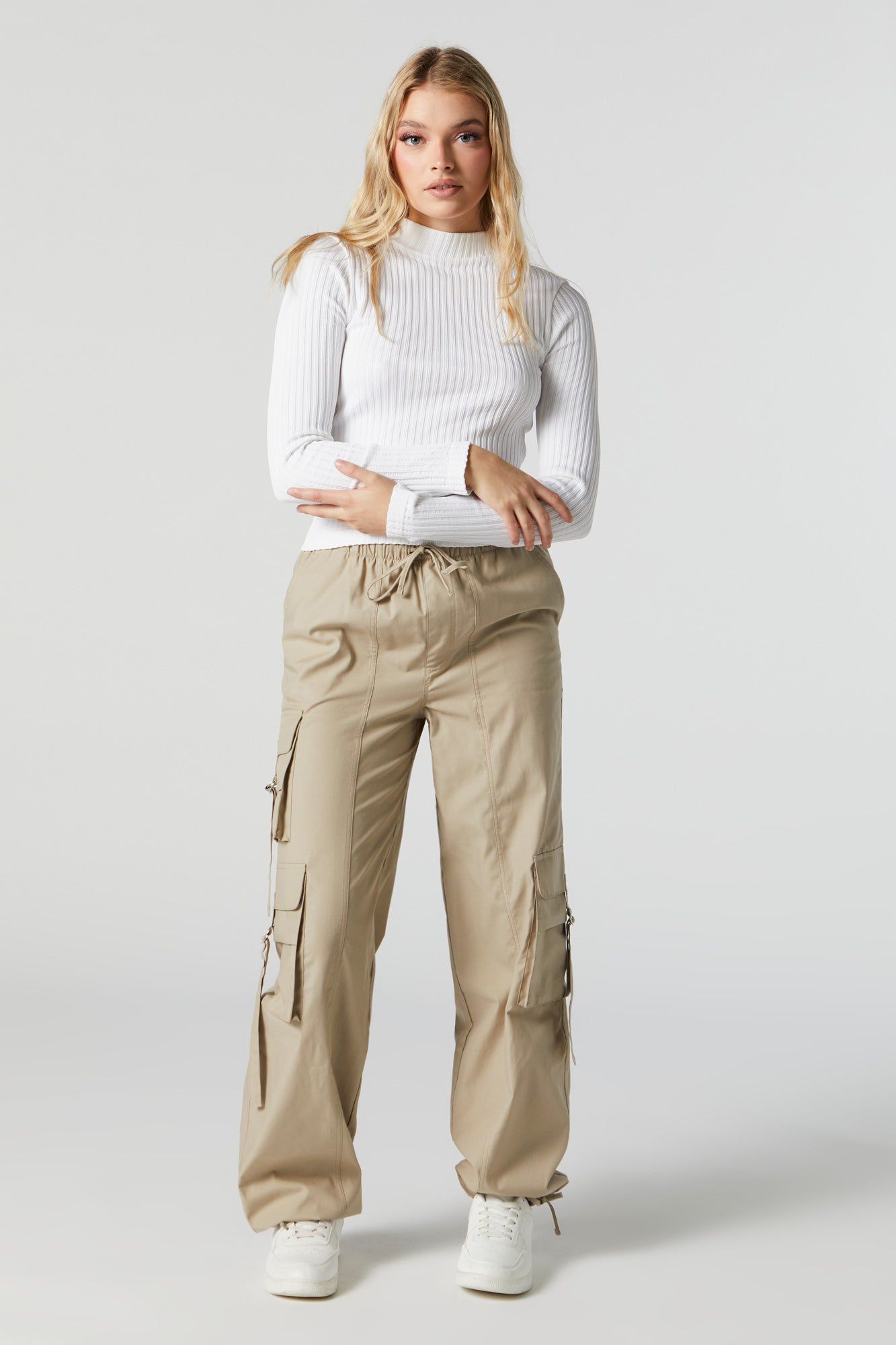 Twill D Ring Cargo Pant sold by Charlotte Russe product image thumbnail 8