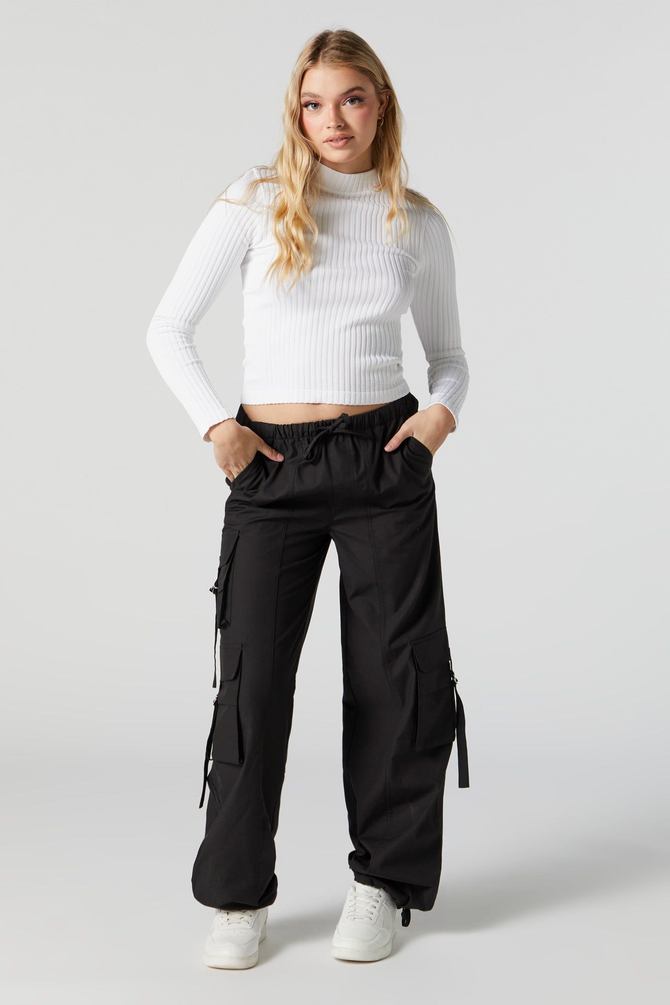 Twill D Ring Cargo Pant sold by Charlotte Russe product image thumbnail 5