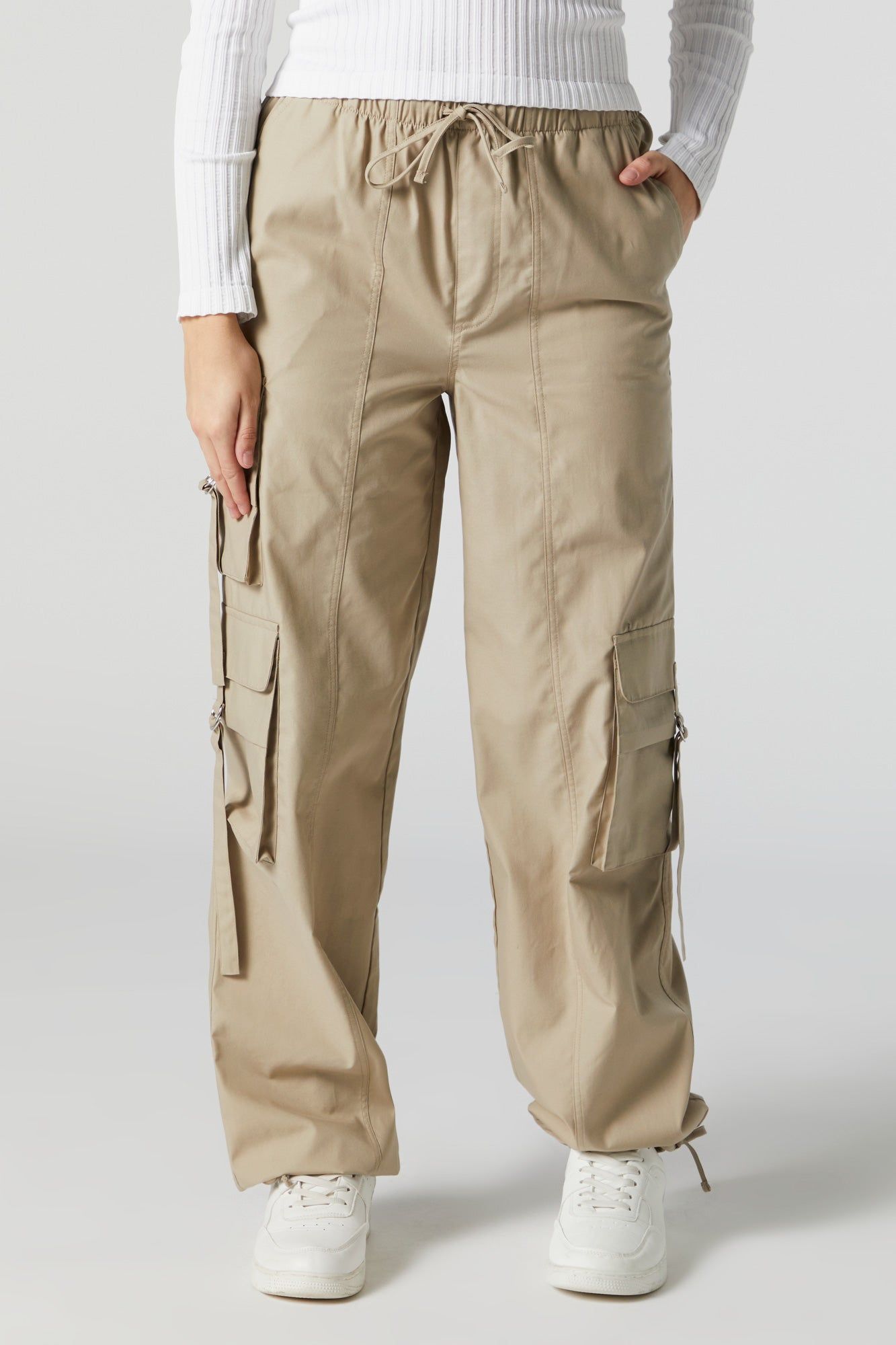 Twill D Ring Cargo Pant sold by Charlotte Russe product image thumbnail 10