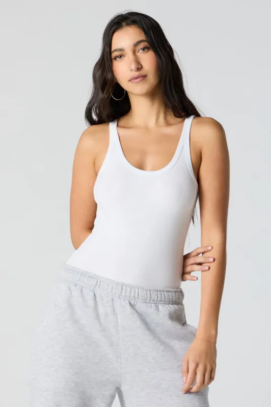 Ribbed Tank Bodysuit sold by Charlotte Russe