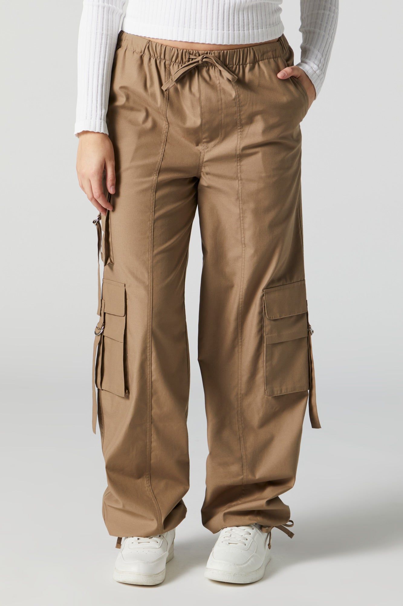 Twill D Ring Cargo Pant sold by Charlotte Russe product image thumbnail 16