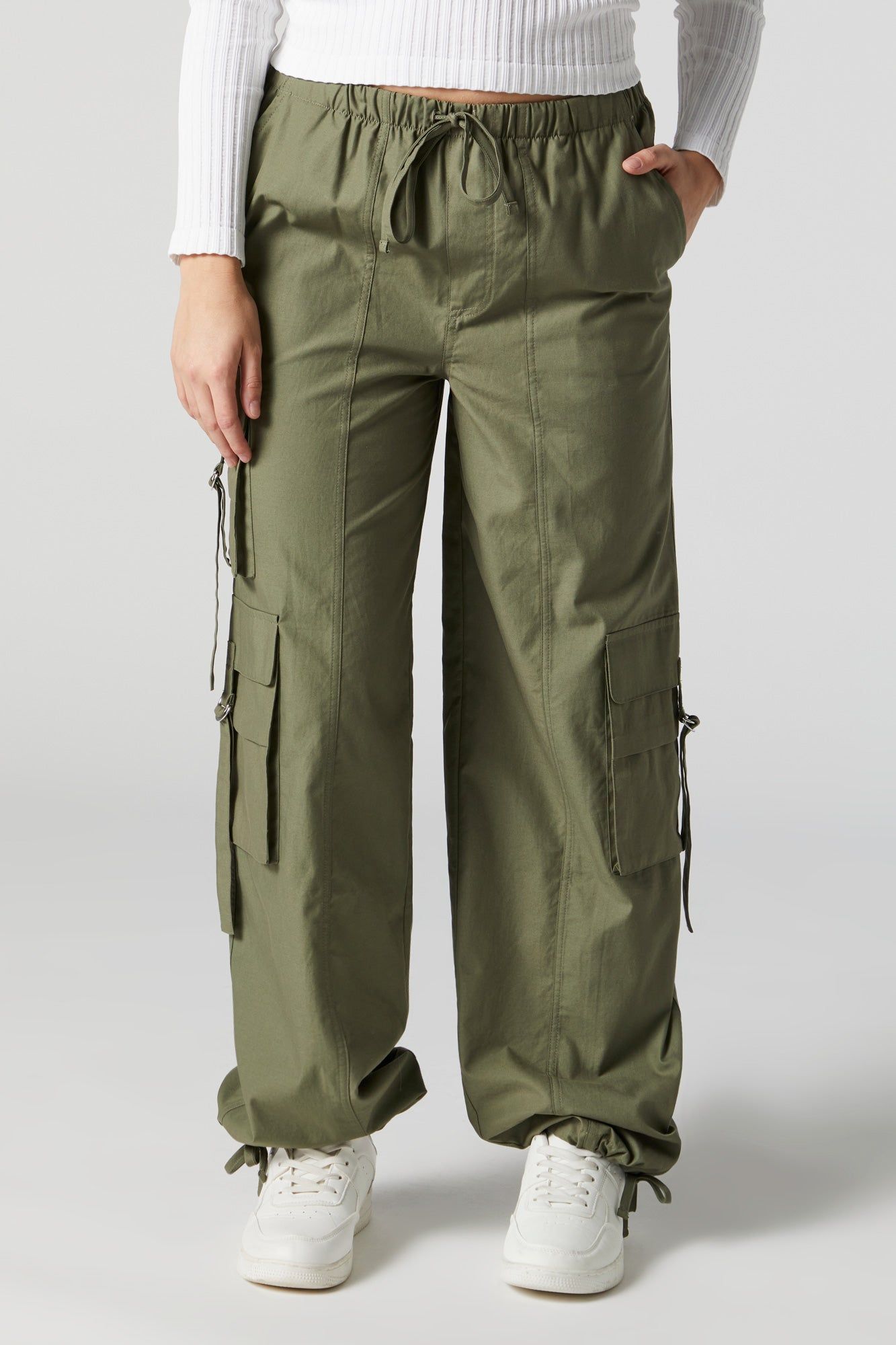Twill D Ring Cargo Pant sold by Charlotte Russe product image thumbnail 13
