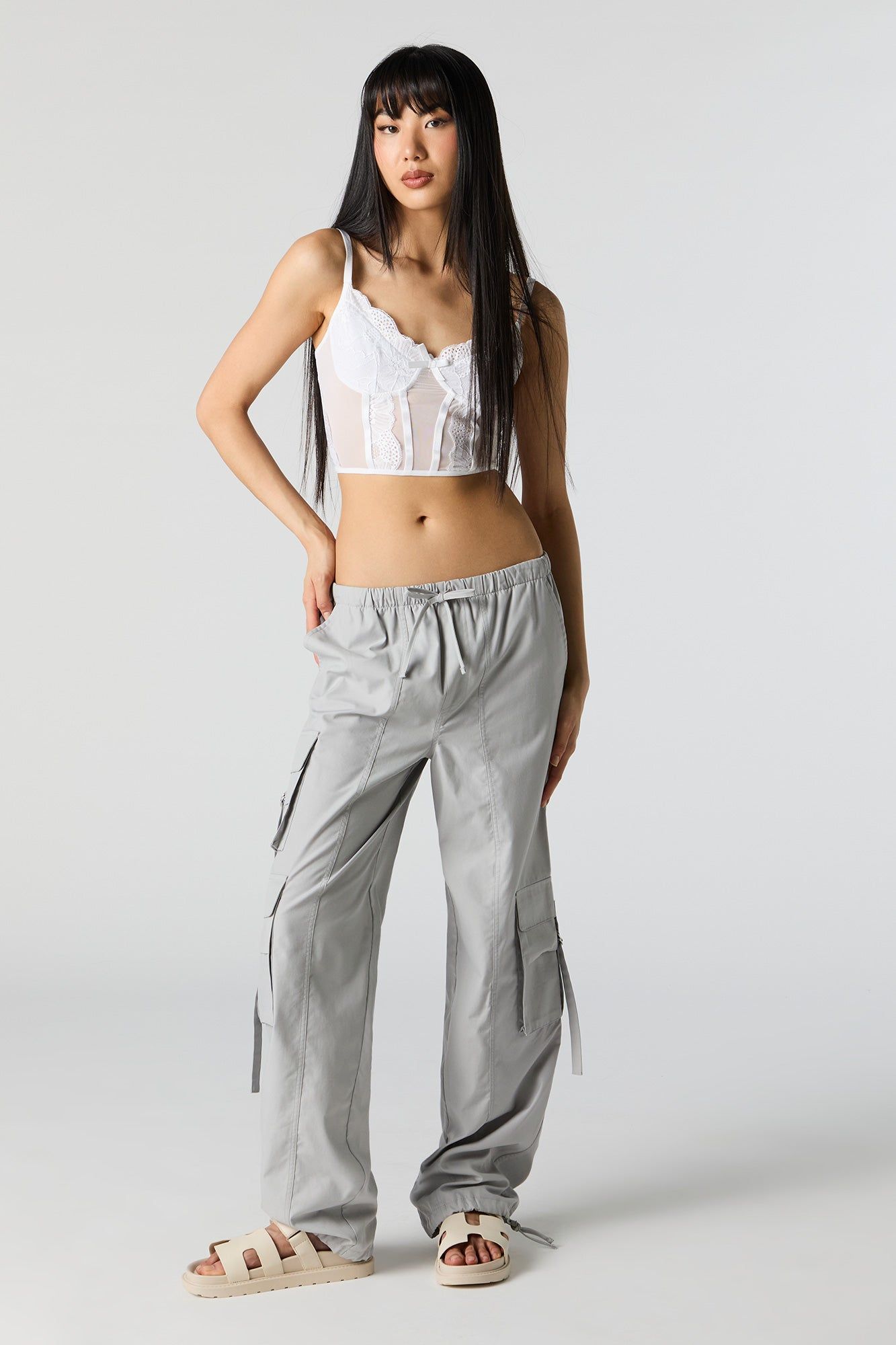 Utility Cargo Jogger sold by Charlotte Russe