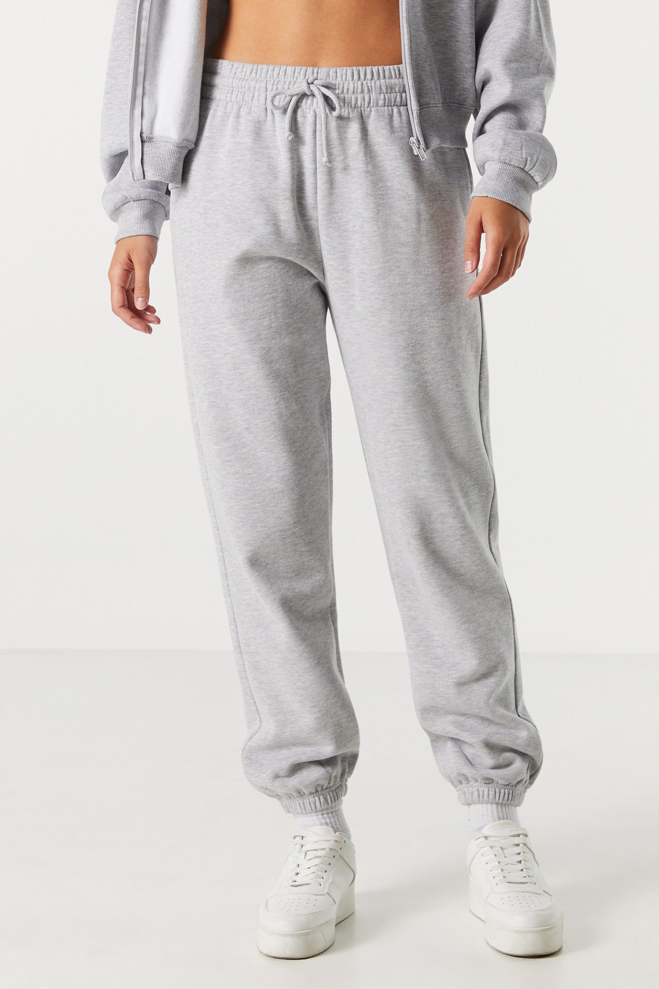 Fleece High Rise Jogger sold by Charlotte Russe product image thumbnail 2