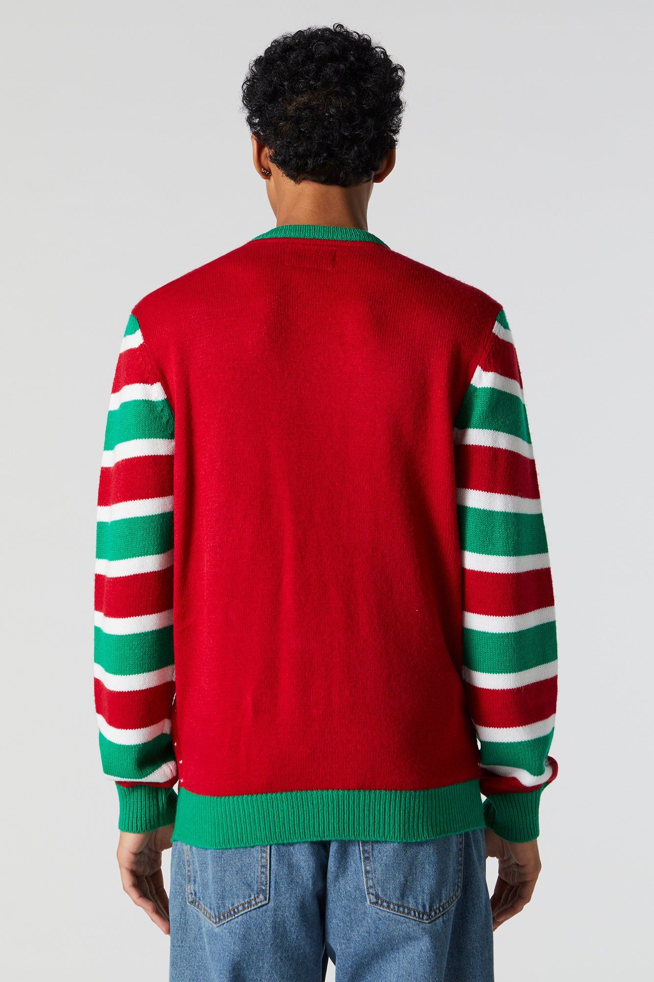 Get Lit Ugly Xmas Sweater sold by Charlotte Russe product image thumbnail 2