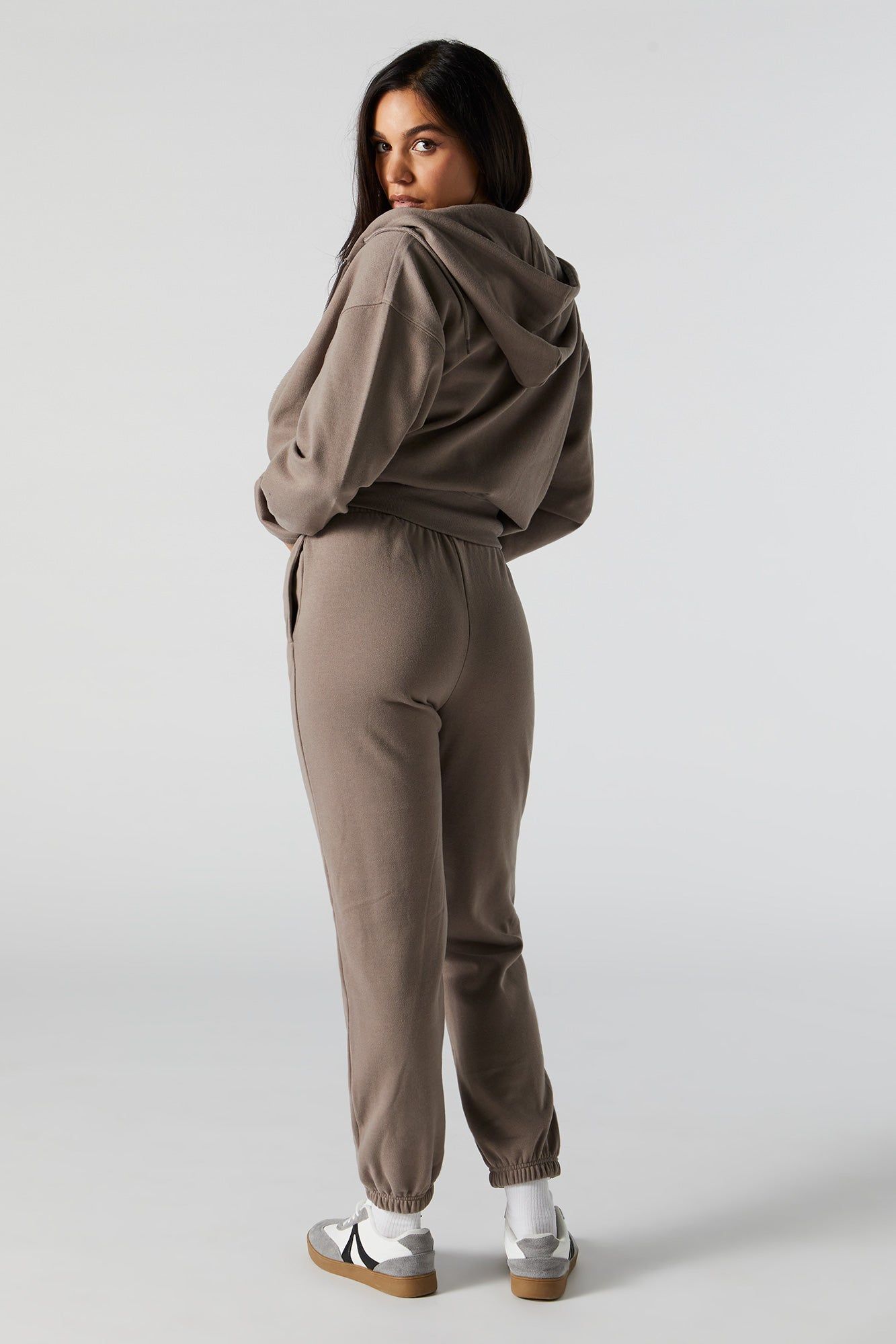 High Rise Fleece Jogger sold by Charlotte Russe product image thumbnail 3