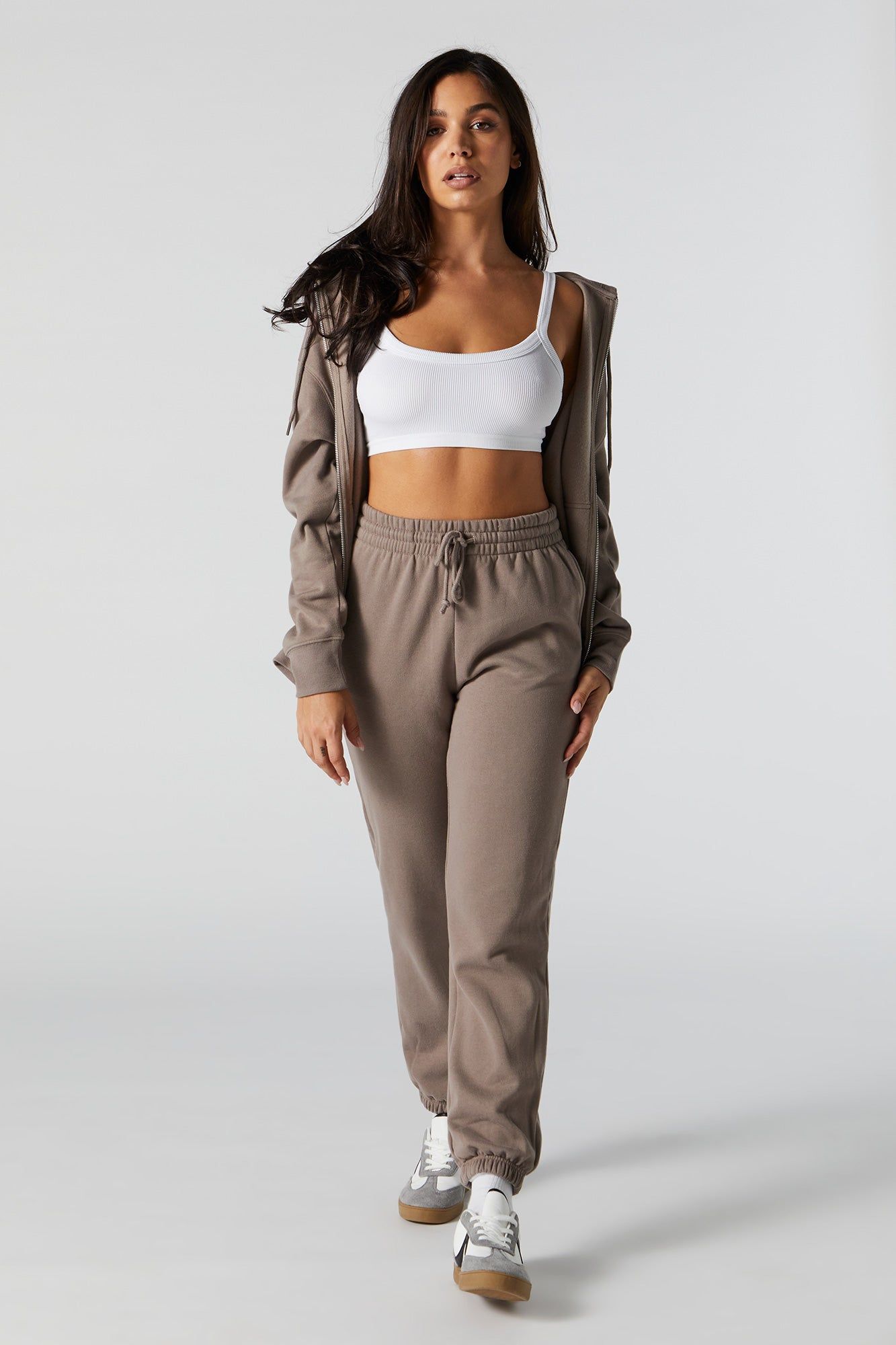 High Rise Fleece Jogger sold by Charlotte Russe product image thumbnail 4