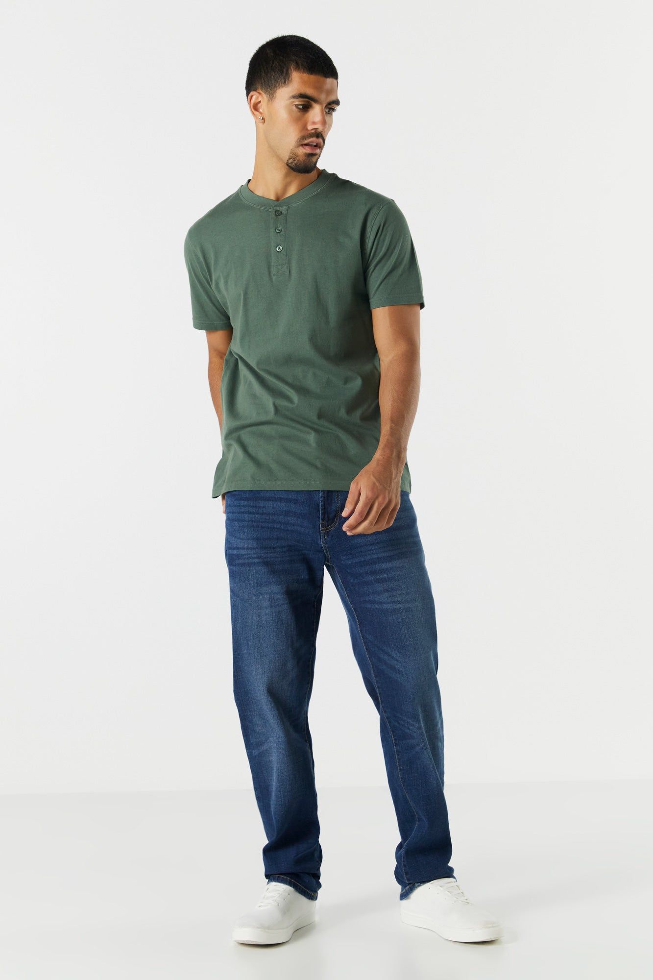 Basic Henley Shirt sold by Charlotte Russe product image thumbnail 3