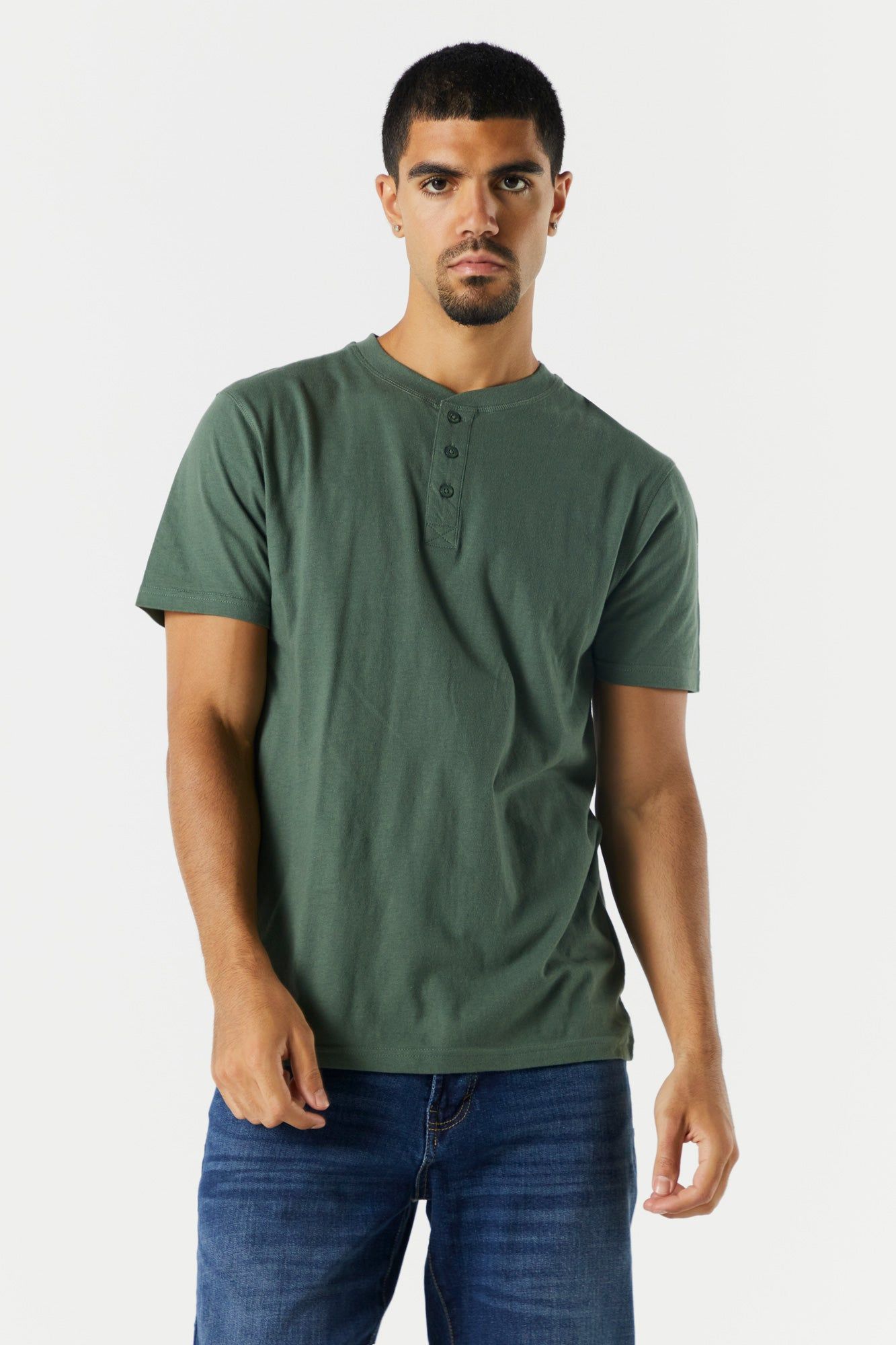 Basic Henley Shirt sold by Charlotte Russe