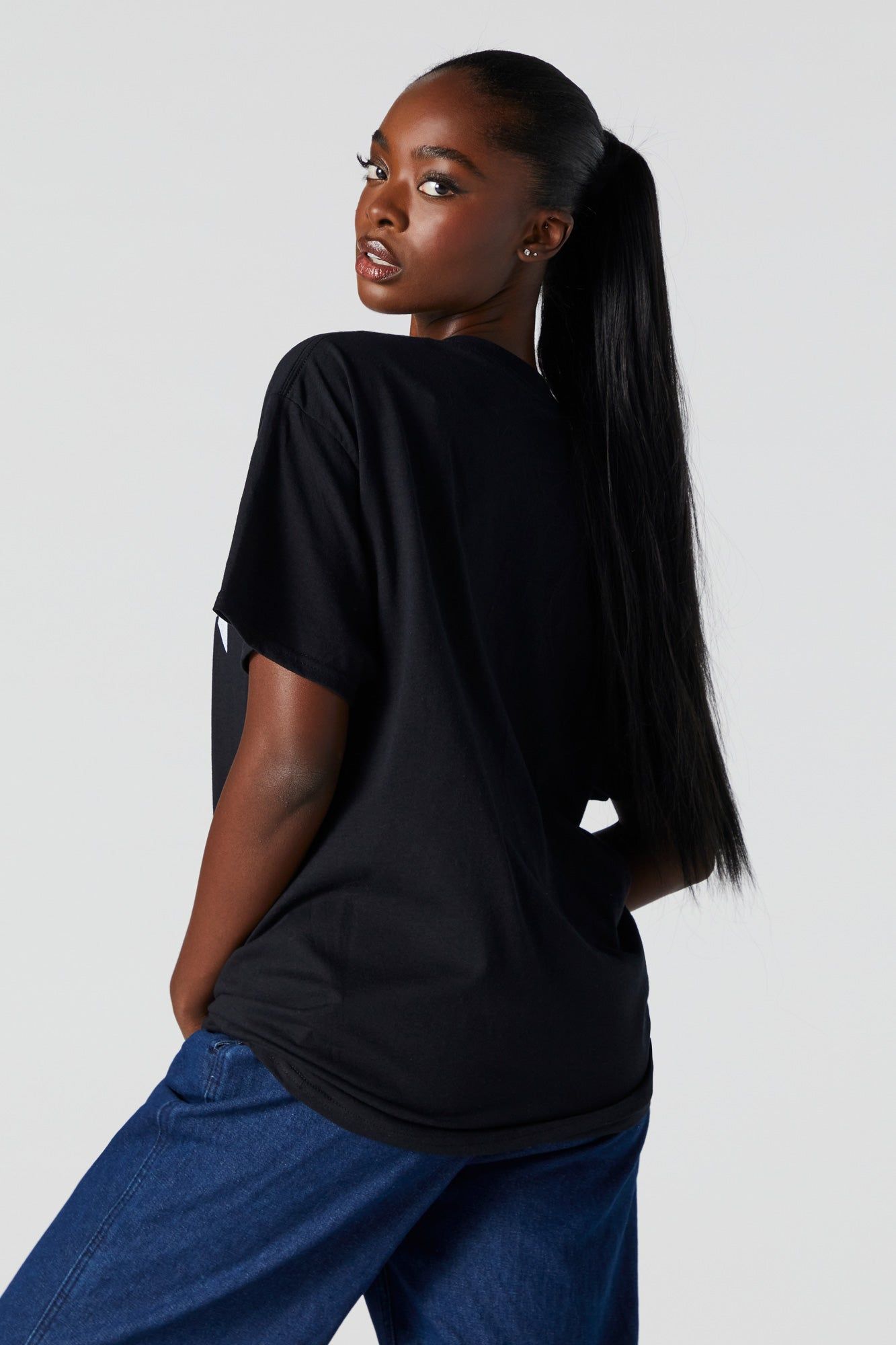 Aaliyah Graphic Boyfriend T-Shirt sold by Charlotte Russe product image thumbnail 3