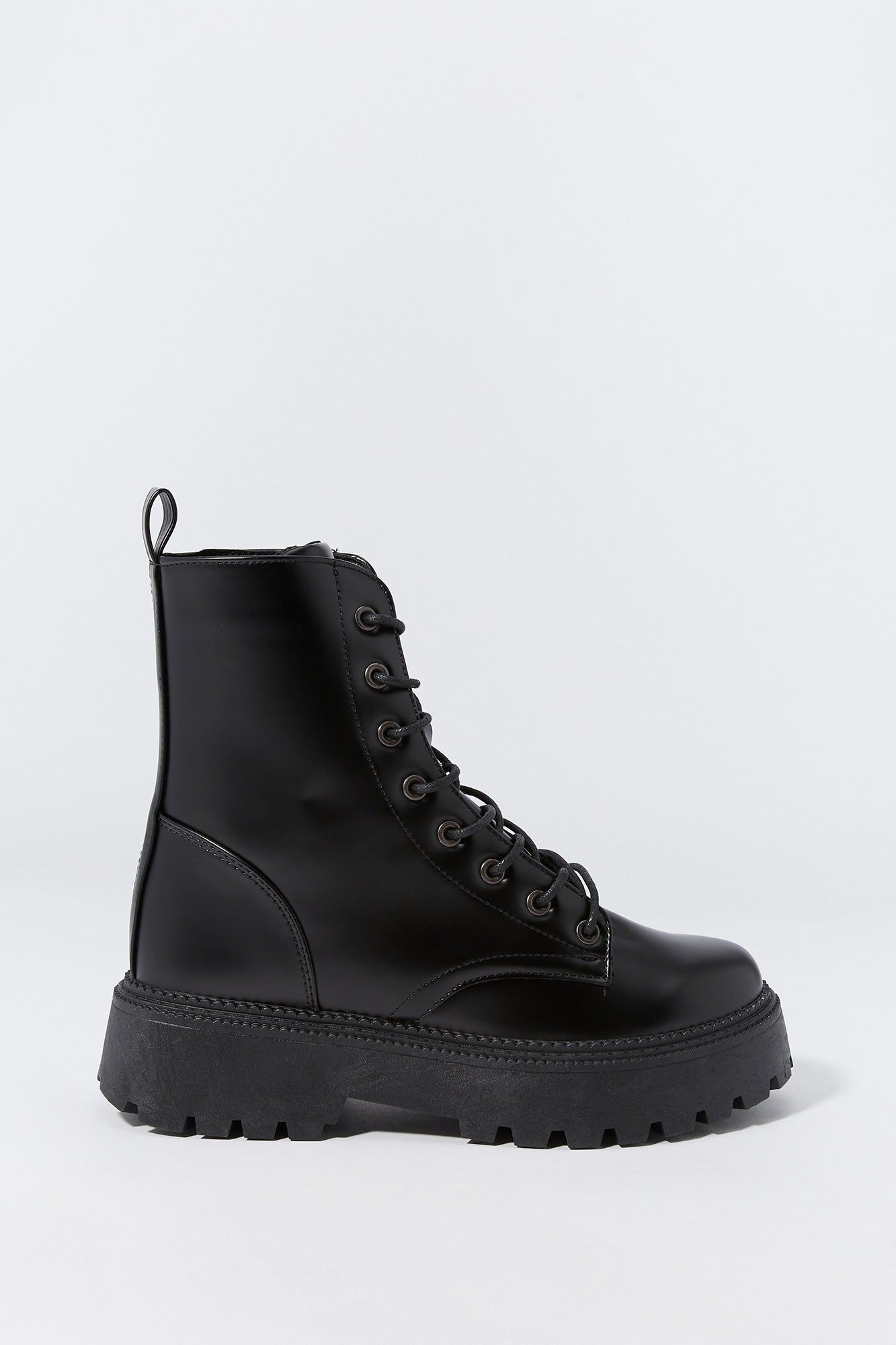 Platform Lace-Up Boot sold by Charlotte Russe product image thumbnail 5