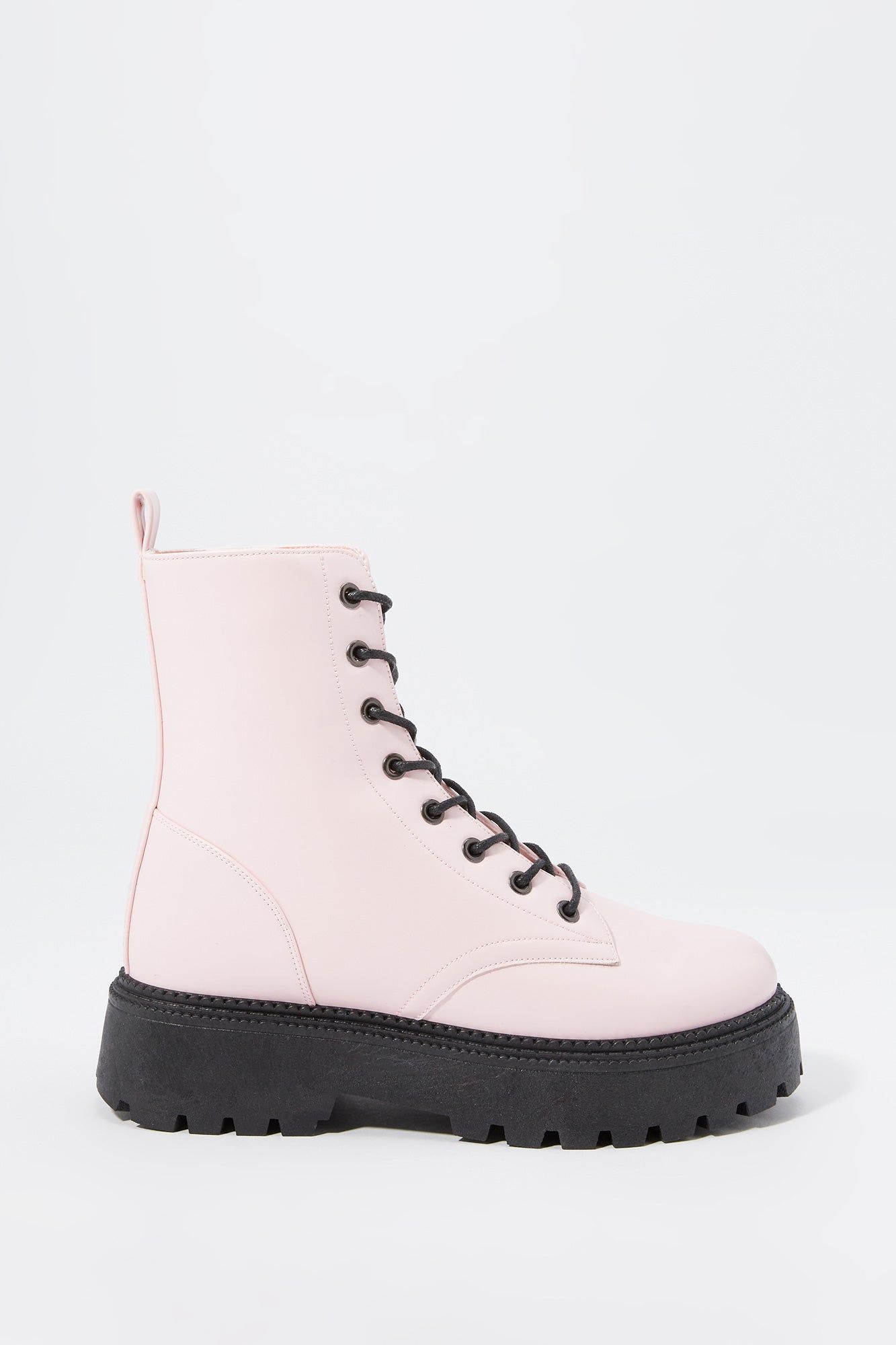 Platform Lace-Up Boot sold by Charlotte Russe