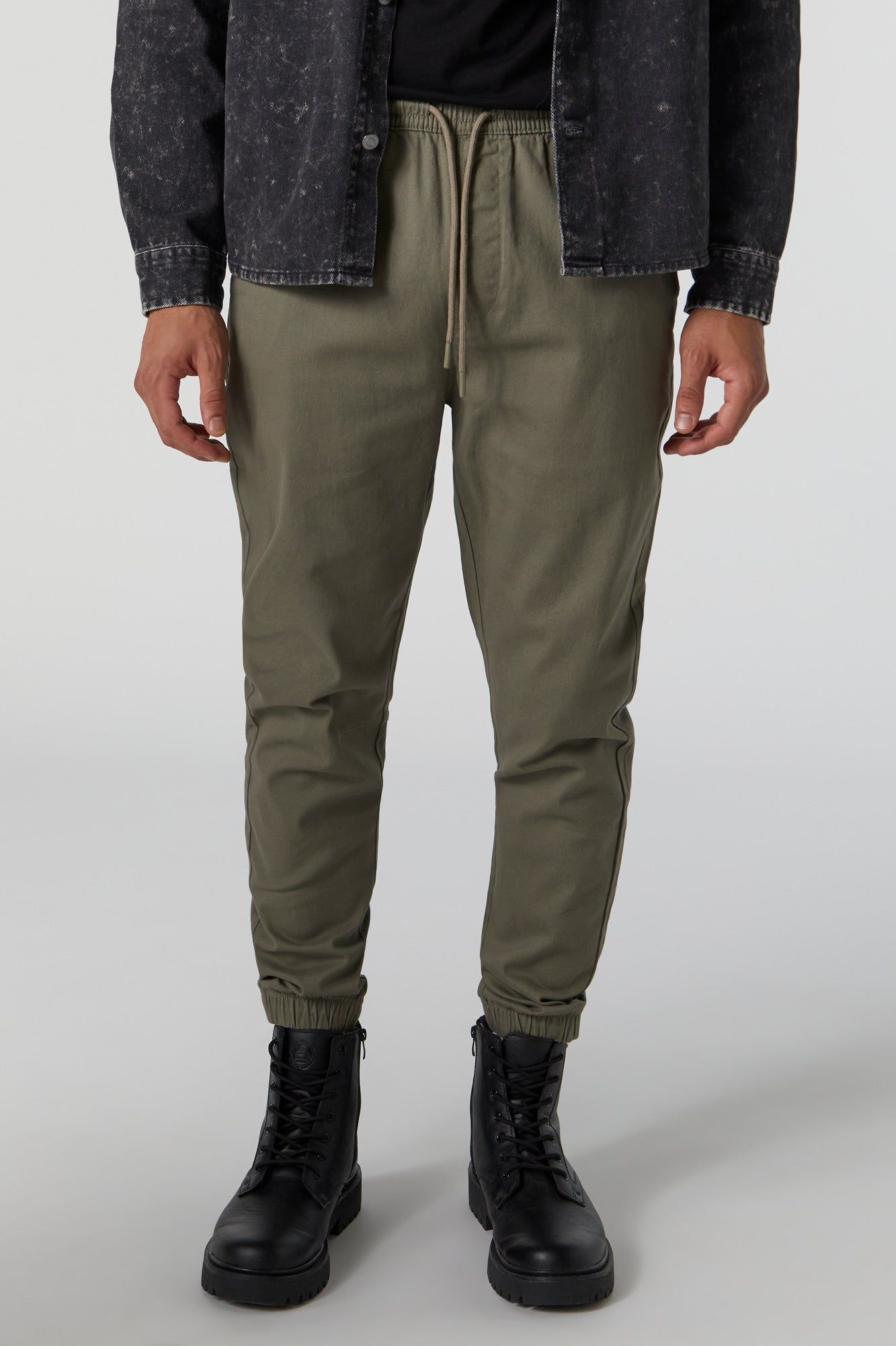 Slim Drawstring Jogger sold by Charlotte Russe