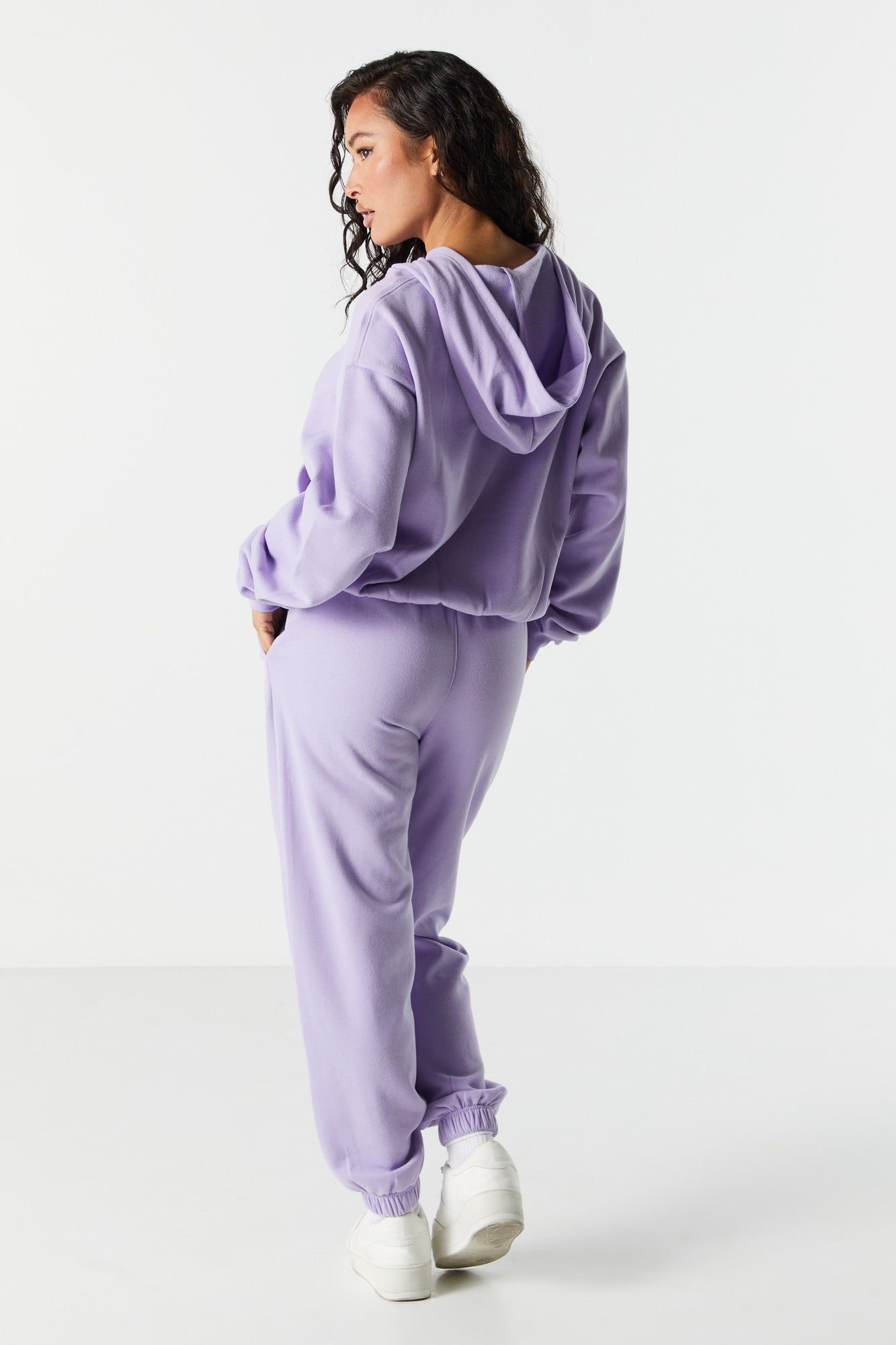 Miami Embroidered Fleece Everyday Jogger sold by Charlotte Russe product image thumbnail 3